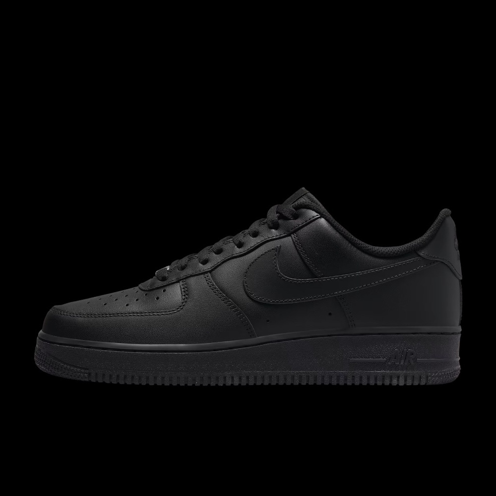 Men’s Nike Air Force 1 ‘07 - Low - Black - Picture 4 of 4